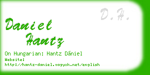 daniel hantz business card